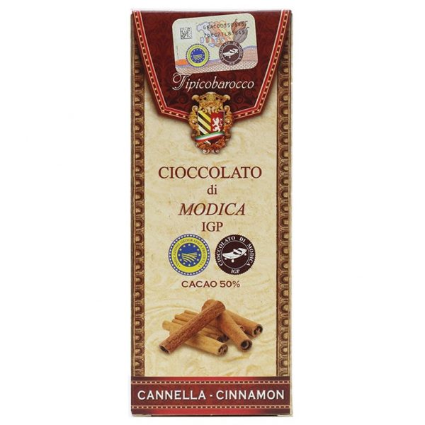 Cioccolato di Modica alla cannella