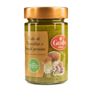 Pesto di Pistacchio con funghi porcini