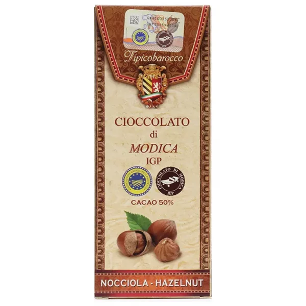 Cioccolato di Modica con nocciole