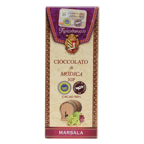 Cioccolato di Modica al Marsala