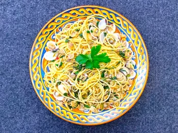 Pasta mit Venusmuscheln